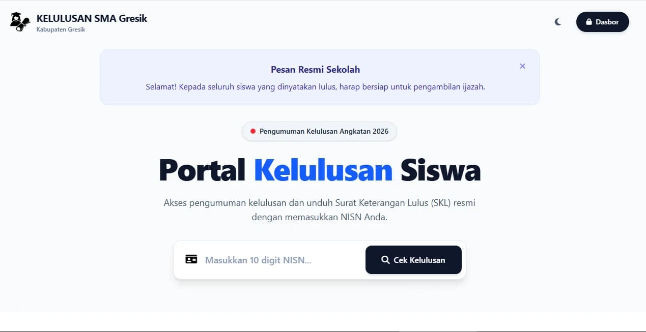 Aplikasi Kelulusan Sekolah