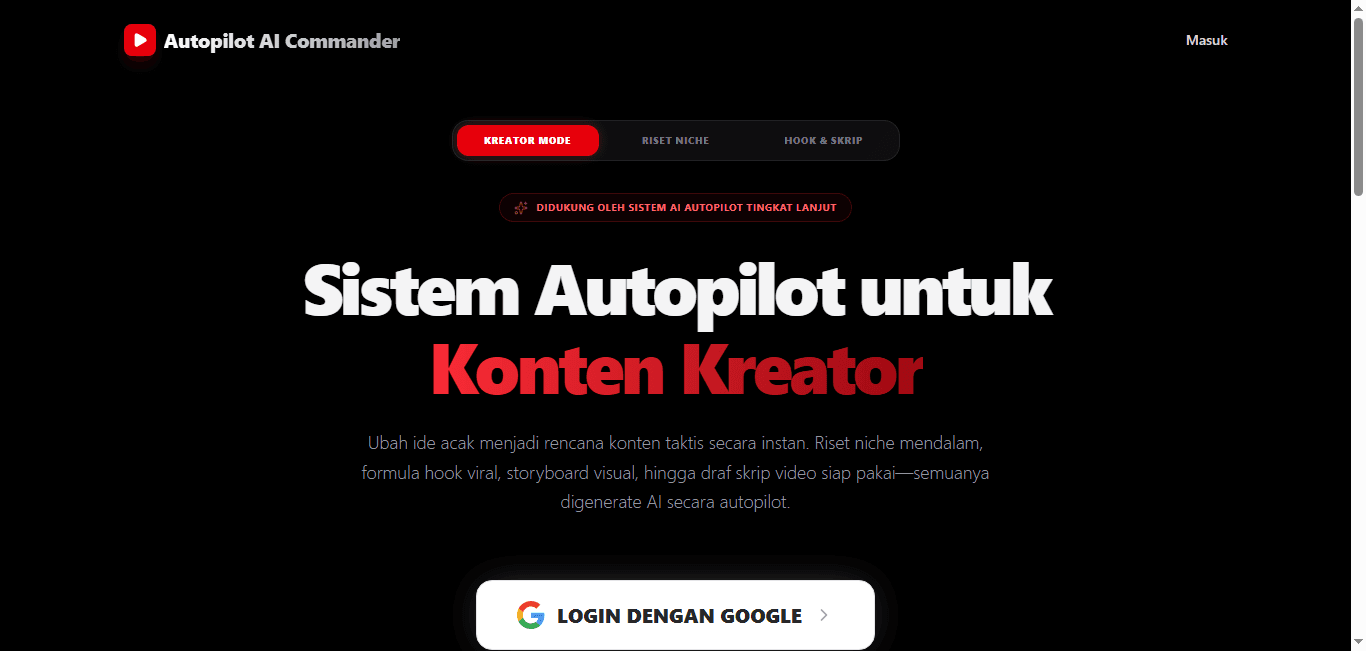 Kreator Autopilot – Tool YouTube Creator