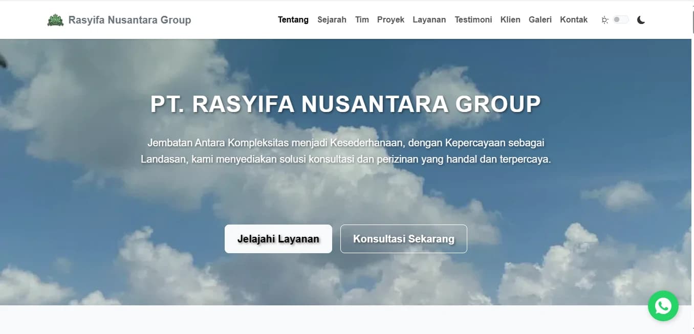 Corporate Digital Identity – Rasyifa Nusantara Group