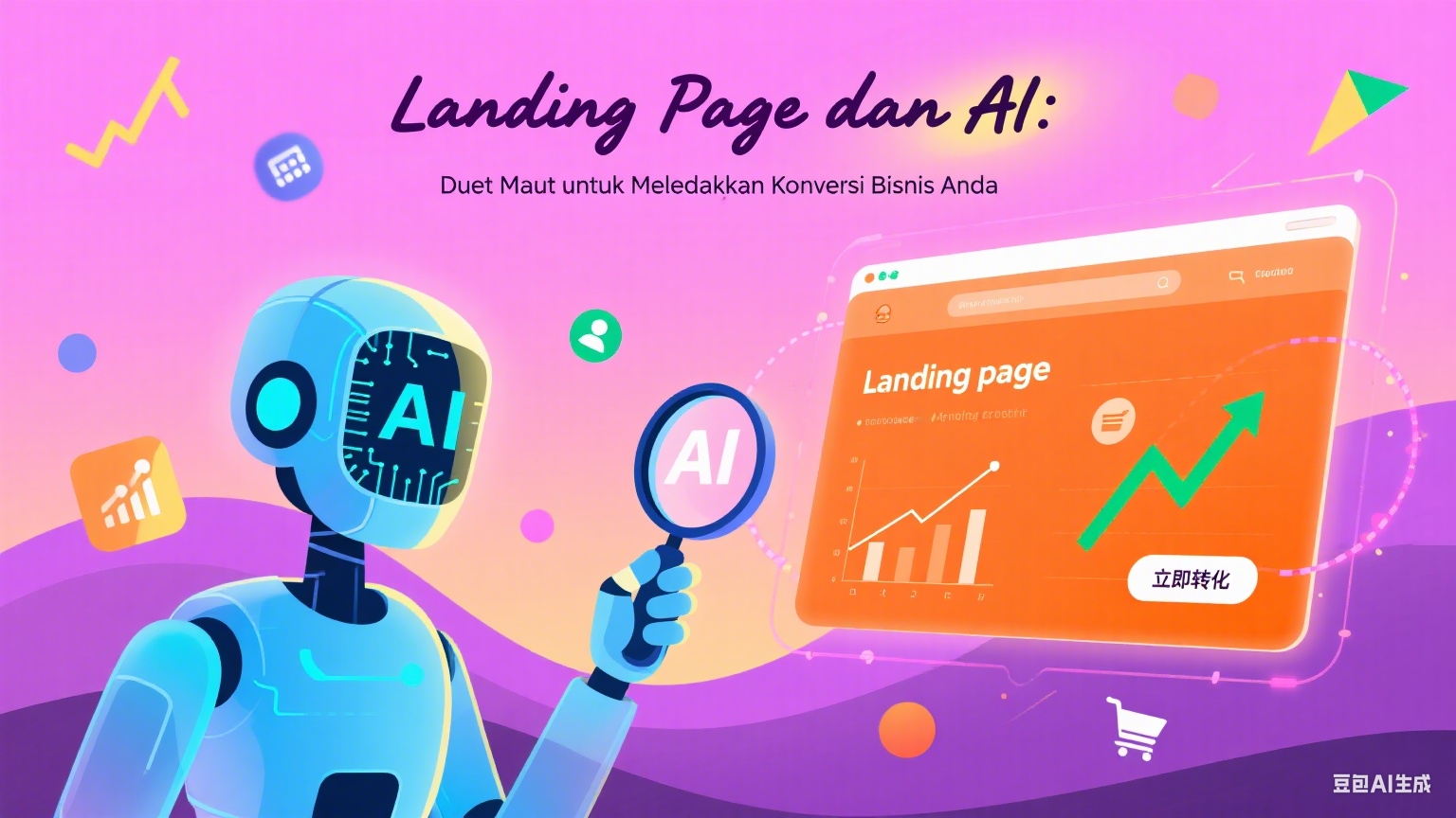 Gambar untuk Landing Page dan AI: Duet Maut untuk Meledakkan Konversi Bisnis Anda